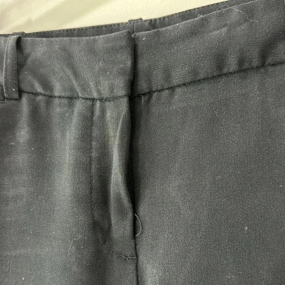 George Women's Black Zip Front Low Rise Trousers Size 6P - Picture 5 of 11